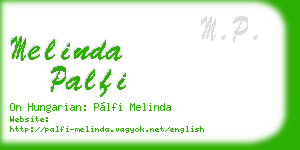 melinda palfi business card